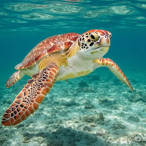 Caretta caretta deniz kaplumbağası